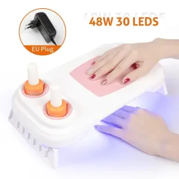 Kits 2in1 Multifuncional confortável travesseiro de travesseiro de unha 30leds UV Lâmpada de unha led unhas Profissil Rest Pad Manicure Art Salon Tool Tool