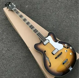 sunburst Hofner 5007 Bass guitar thin body HTC5007SB Stapletop Tonabnehmer HTC 5007 electric basse designed in German bassgu2536489