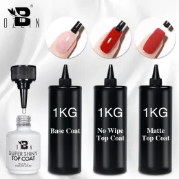 Gel Bozlin 250 ml/500 ml/1 kg Super Shinny Top Coat Color Base UV Gel Matte Top Coat förstärker funktion Gel nagellack hög kapacitet