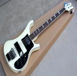 Factory Custom Cream White Electric Bass Guitar with 4 StringsBlack PickguardRosewood FingerboardChrome HardwaresOffer Customi5816642