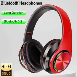 Telefone celular fones de ouvido fones de ouvido bluetooth fones de ouvido sem fio grandes earpieces sports games music fones de suporte tf sd-card y240407