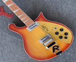 الرقبة من خلال الجسم RIC 660 12 String Cherry Sunburst TM Petty Electric Guitar Guitar Ploth Red Fingerboard Bindin6363726