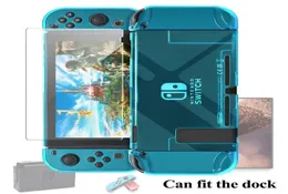 Custodia trasparente per PC cristalline dockable per Nintendo Switch Spalato Copertina di copertura protettiva per Switch JoyContemmepreted Glass Screen PR3754326