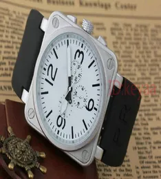 Biała najlepsza moda mechaniczna męska stal nierdzewna Automatyczny ruch luksusowy zegarek sport