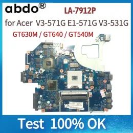 Placa -mãe LA7912p MotherBoard.PE Acer Aspire V3571G E1571 E1571G Laptop Motherboard.gt620m/630m/640m/gt710m/gt730.chipset hm77