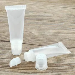 Garrafas de armazenamento 10ml 50pcs tubos vazios Lip Gloss Gloss Selfreen Cream Recipiente Cosmético Ferramentas de Maquiagem de Beleza Acessórios