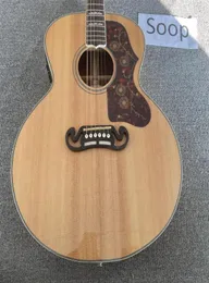 43 Doğal Katı Ladin J200 Akustik Guitarmaple Ahşap Jumbo Vücut Akustik Elektro Guitarra6013170