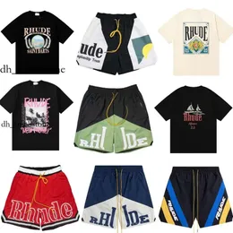 Rhudes T Shirt Men Designer T-Shirt Art Shirt Swim Trunks T Shirt T Shirt Tshirt Rhude Men Designer Tshirts For Mens 24Ss Rhude Shorts Mens