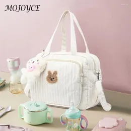 Totes Nappy Maternity Packs With Pendant Diaper Maternal Bag Portable Cutoon Cartoon Multi-Function Large Capacity Nylon Mom Travel Tote