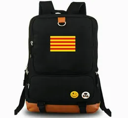 Catalan Backpack Catalunya Design Daypack Catalana Banner Sagão Lapto de Lapão Escolar Rucksack Sport School School Day Pack37772724