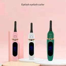 Electric Heated Eyelash Curler USB Rechargeable Eyelashes Curler Quick Heating Natural Eyelash Curler Long Lasting Makeup