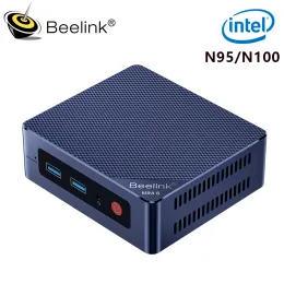 Материнские платы Beelink Mini S12 Pro Alder Lake N100 Mini PC Windows 11 DDR4 8GB 256 ГБ 16 ГБ 500 ГБ WIFI5 BT4.0 Игровой компьютер Mini S N5095