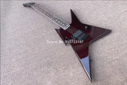 Customized factory direct 6string burgundy paint specialshaped electric guitar support customized service1240688