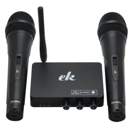 مشغل لاعب لاسلكي الأسرة منزل كاريوكي صدى نظام الغناء Microphone Box Karaoke Player USB Audio for Android TV Box Smart TV
