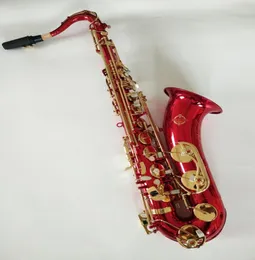 NUOVO STRUMENTO MUSICALE VERO DI CONTRO SUZUKI BB TENOR SAXOFONI DI SAXOFONO DI SAXOFONO BRASSO BODO GOLDEN GOLDEN GOLD SAX con bocchino 4385916