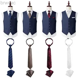 Neck Ties 38*6cm Kid Children Silk Free Knots Elastic Strap Tie Striped Plaid Floral Pre-tied Boys Girls Adjustable Wedding Necktie Gift 240407