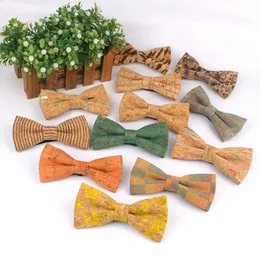 Bow Ties Fashionable imitation of tree bark bow mens casual bow adult bow Cravats girl and boy wood grain bowC240407