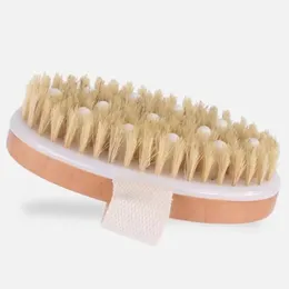 PPR Soft Bead Bristles Shower Brush Dry Skin Body Brush With Natural Boar Bristles Can Remove Dead Skin Unisex Cepillo De Ducha Con Cerdas De Cuentas