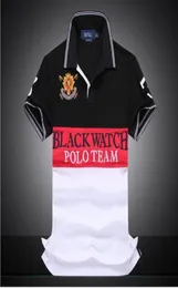 Дизайнация бренда с коротким рубашкой с коротким рубашкой бренд -бренд Polo Men Dropship Дешевая качественная черная часа команда поло 1419 7926498