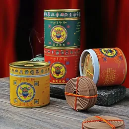 Hemmeditation Tibetansk spole Incensenaturliga ingredienser Aromaterapi Sandalwood Blended Fragrance Roll Prevention of Influensa 240407