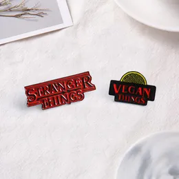 Stranger Things Things Senamel Pins TV Serie TV Eleven Boglizia Don't Lie Badge Shirt Denim Pin Gioielli gotici per i fan 2 colori