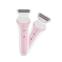 Electric Epilator Womens Shaver Stainless Steel Blade IPX7 Waterproof USB Rechargeable And Dry Battery Models For Face Body 240322