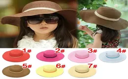 Baby Girl Straw Sun Hats Sunhats for Kids Wide Brim Beach Caps 10pcs 38Y5053996