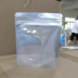 Ambalaj Torbaları Mylar kuru çiçek kolay yırtılabilir plastik plastik alüminyum folyo kendi kendine sızdırmaz atıştırmalık fındık paketleme çantaları özelleştirilmiş şeffaf ll