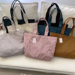 Lu Tote Bolsas ao ar livre Comprador 18L Mulheres Bolsa Bolsa Ginástica Excunhando esportes ao ar livre Pão de moeda de moeda Lemons Belra casual Cross Body Pack Bag