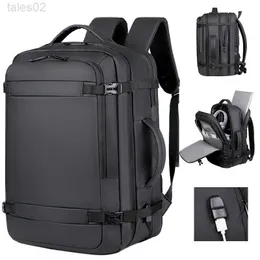 Sagni multifunzione 2023 40L ESPESSABLE USB Travel Backpack approvato per il volo che trasportava impermeabile e durevole zaino da uomo da 17 pollici YQ240407