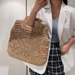 Bag Western in stile Weste Woven Summer All-Match Basket 2024 Fashion Designer Simple Borse da donna di grande capacità