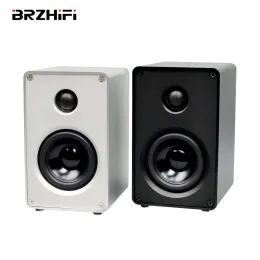 Speakers BRZHIFI Audio 3 Inch Aluminum Alloy Speaker Desktop 2.0 Channel Twoway Passive Stereo Computer Satellite Surround Wall Hanging