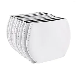 Copas pires de 10pcs sublimação em branco Capa de isolador de neoprene de vidro de vidro de vidro para