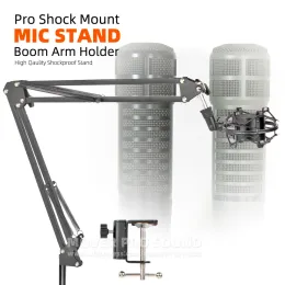 الوقوف من أجل الصوتية الكهربائية RE20 RE27 RE320 RE 20 27 320 EV Mike Shock Mount Tabletop Suspension Microphone حامل الذراع MIC