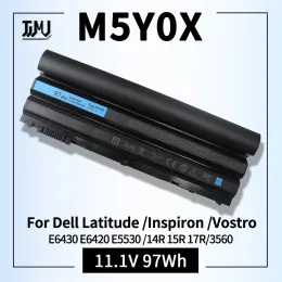 Batterien M5Y0X T54FJ 97WH Laptop -Batterie für Dell Latitude E6430 E5420 E5430 E6420 E6530 E6540 E6440 04NW9 2P2MJ NHXVW M5YOX 8858X 7FJ92