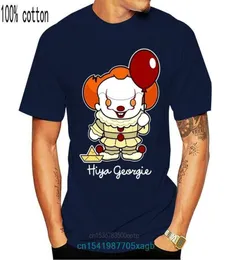 Men039S tshirts hiya georgie it tshirt unisex rolig bomull vuxen penny clown stephen king tee shirt6020996