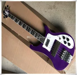 ストックAvaiable 4 Strings Purple Body Electric Bassギター