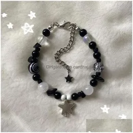 Charm Bracelets Stberry Bracelet Grunge Aesthetics Drop Delivery Dheho