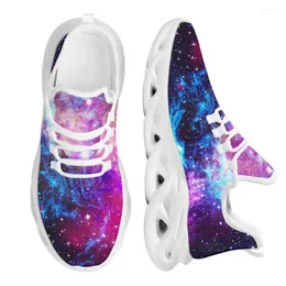 Casual Shoes InstantArts Style Star Sky Printed Absorption Mesh Outdoor Running High Quality Kinning anpassad