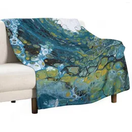 Decken blaugrüne Wellen werfen Decke Mehrzweck Luxus