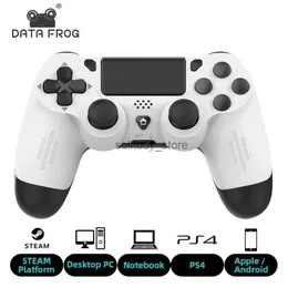 Game Controllers Joysticks Data Frog Wireless Game Controller for Console Dual Vibration Game Board for PC Joystick for Remote Control Q240407