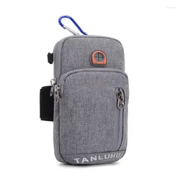 Çanta çalışan kol bandı telefon tutucu pasaport seyahat cüzdan para kemer bel çantası omuz crossbody açık spor çantası çanta