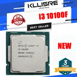 Płyty główne rdzeń i3 10100F 3,6 GHz 4CORE 8THREAD CPU procesor L2 = 1M L3 = 6M 65W LGA 1200 Brak wentylatora DDR4 H510 Płyta główna H510