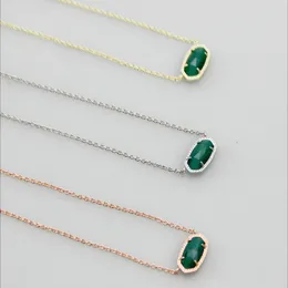 Anhänger Halsketten opal grün grünnecklace neu