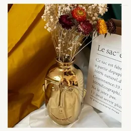 花瓶のボディ花瓶の家の装飾ファッション陶器の花の花の装飾装飾リビングルームのアクセサリー