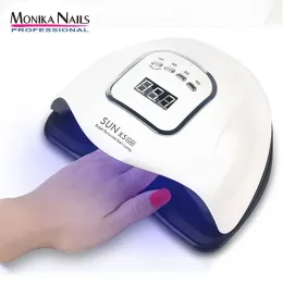 Rests Sun X5 Max 114w Nail Dryer Uv Lamp Drying Gel Polish Varnish Led Display Auto Sensor 4 Timer Diy Manicure Hine for Nail Art