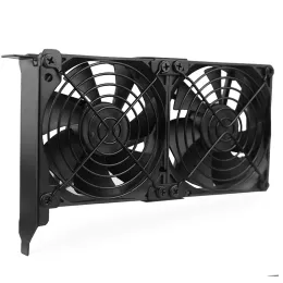 Obudowa Younuon Universal VGA Cooler Dual 80 mm 90 mm 120 mm ultra ciche komputer Desktop Podwozie komputerowe karta graficzna PCI podwójna wentylator 9 cm