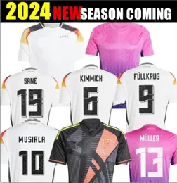 24germanys Soccer Jersey 25 fans Player version 2024 2025 Musiala Muller Havertz Wirtz Kroos Kimmich Gnabry Werner Sane Reus Gotze Football Shirt Men Kids Kit 33