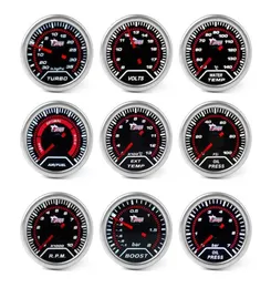 2quot 52 mm Auto -Boost -Messstab Psi Abgas Temperatur Wassertemperatur Öldruck Öl Brennstoffmesser Voltmeter Tachometer CAR6426831