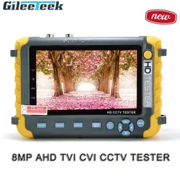 Anzeige 5inch CCTV -Tester 8MP TVI CVI 8MP AHD 4in1 Kamera -Tester Video, AHD Monitor Trinkabester IV8W IV8C HDMI VGA PTZ Controller
